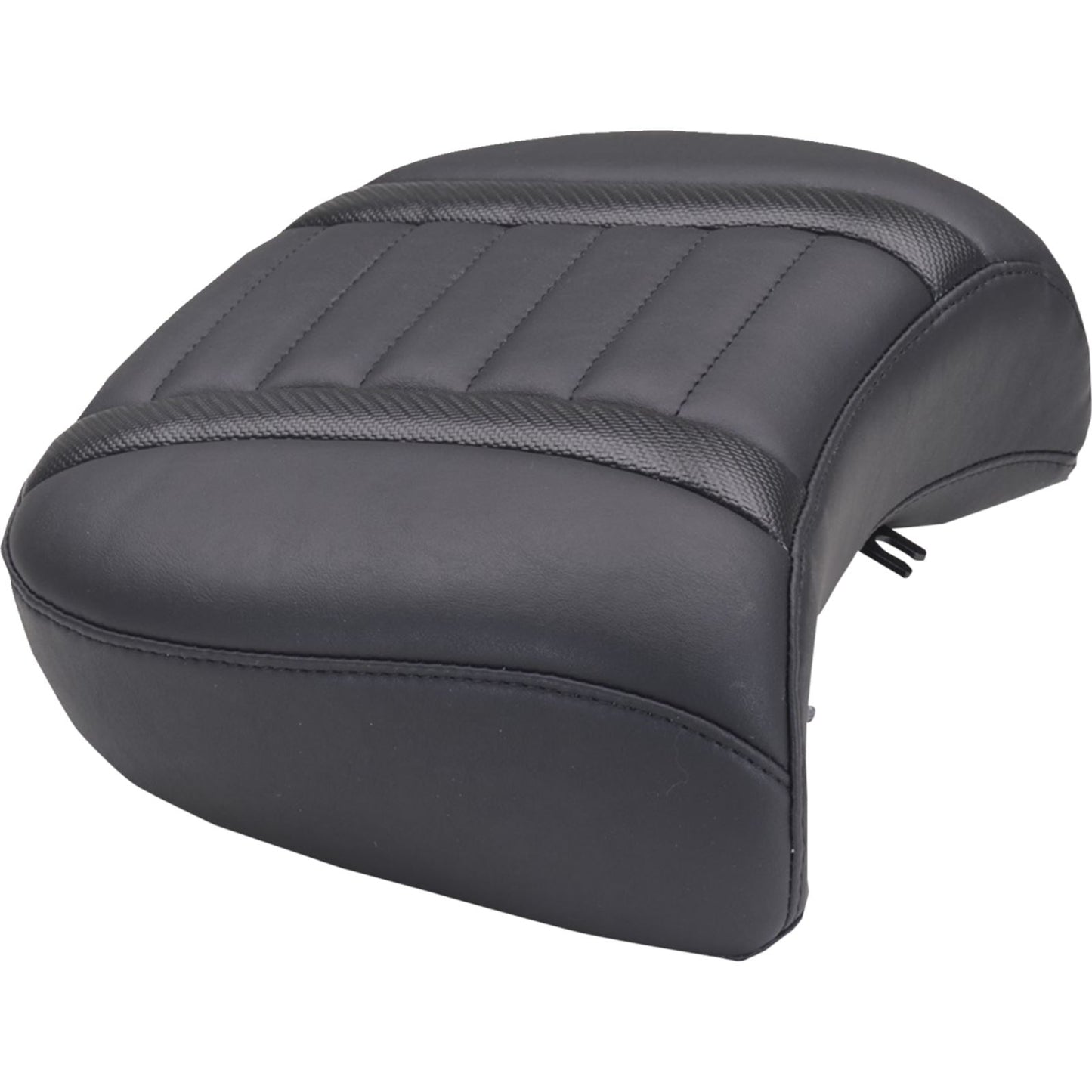 Mustang Motorcycle Products Deluxe Passenger Seat - Wide - Black Stitch for FLT/FLH '23-'25 [MPN: 88420]_1772757