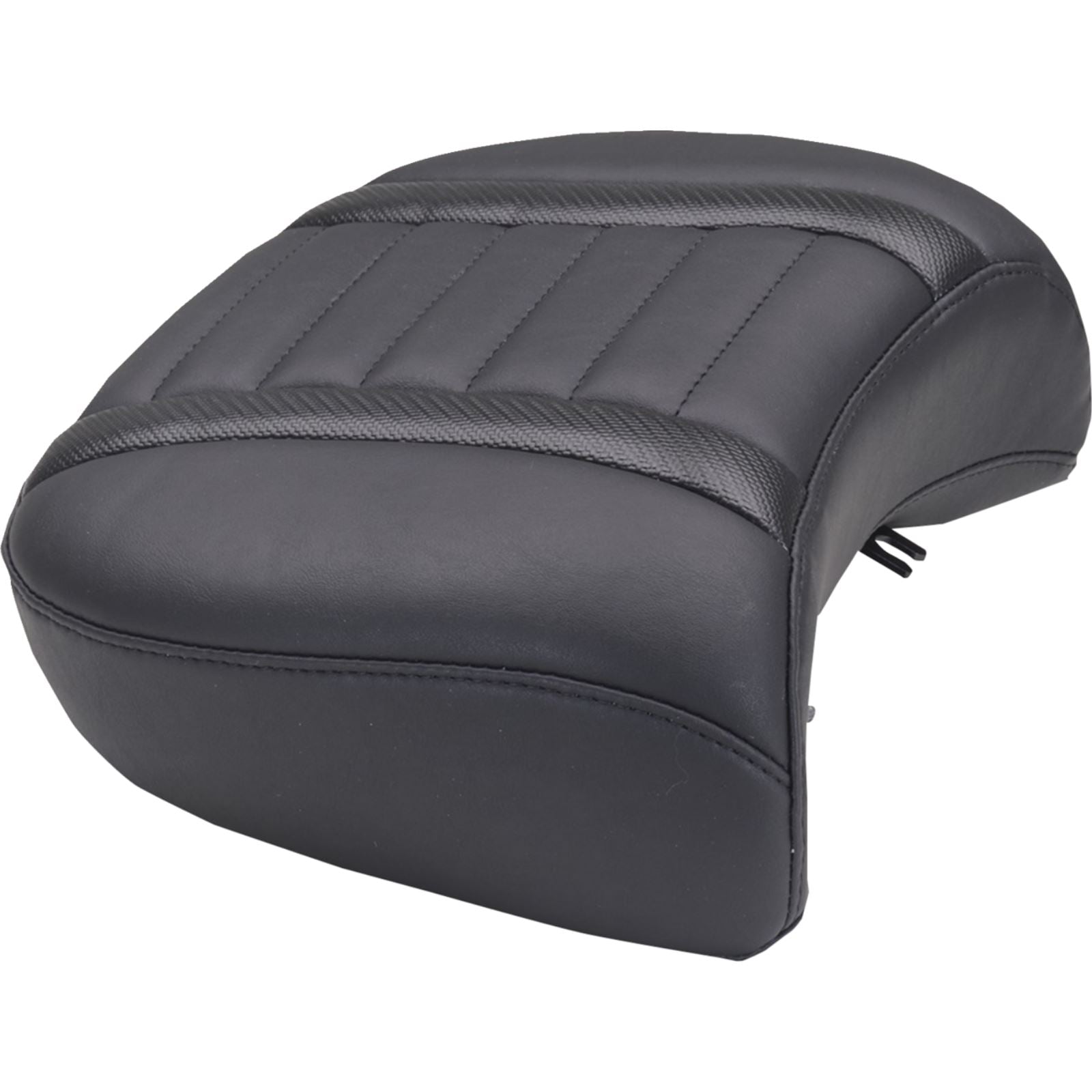 Mustang Motorcycle Products Deluxe Passenger Seat - Wide - Black Stitch for FLT/FLH '23-'25 [MPN: 88420]_1772757
