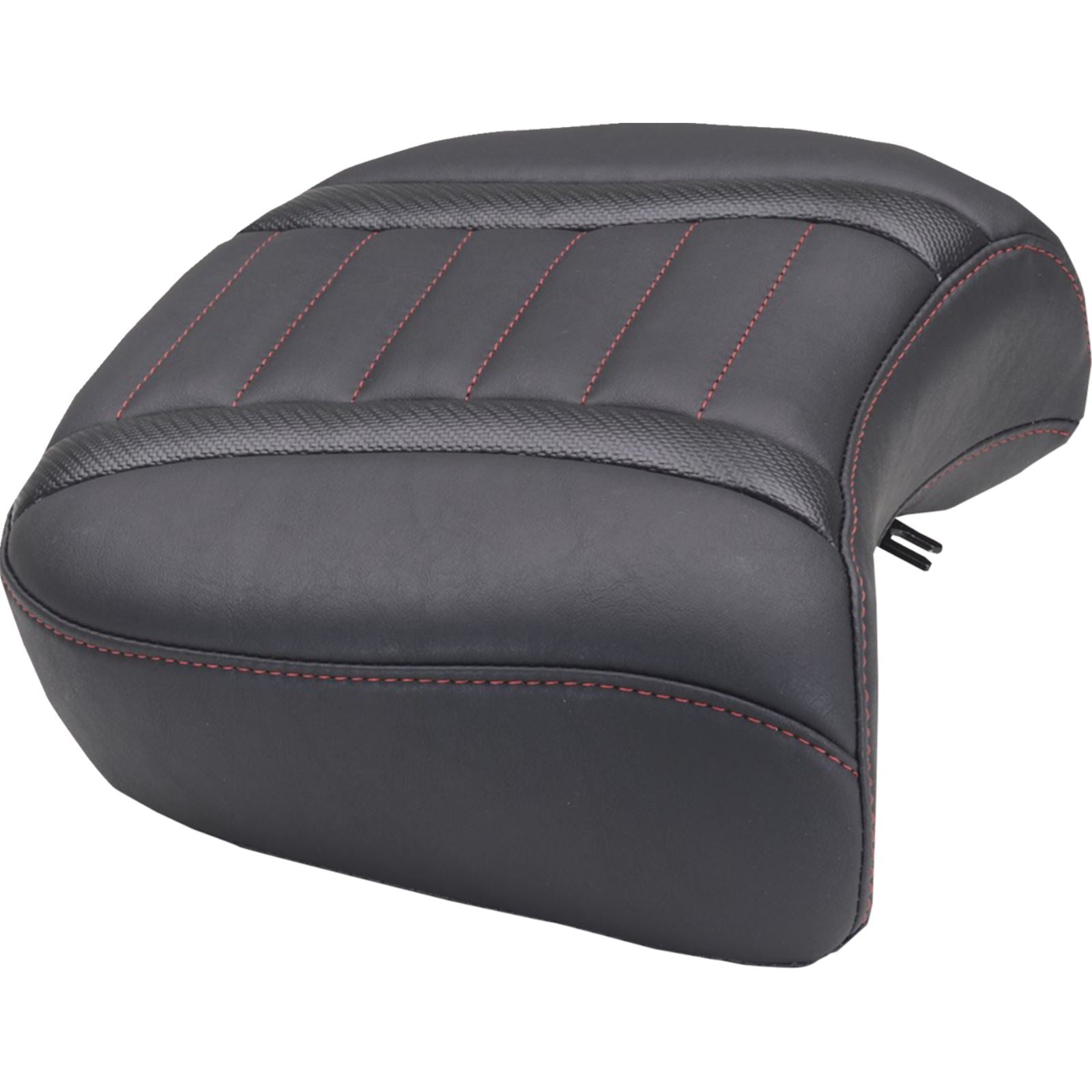 Mustang Motorcycle Products Deluxe Passenger Seat - Wide - Dark Cherry Stitch for FLT/FLH '23-'25 [MPN: 88420DC]_1773518