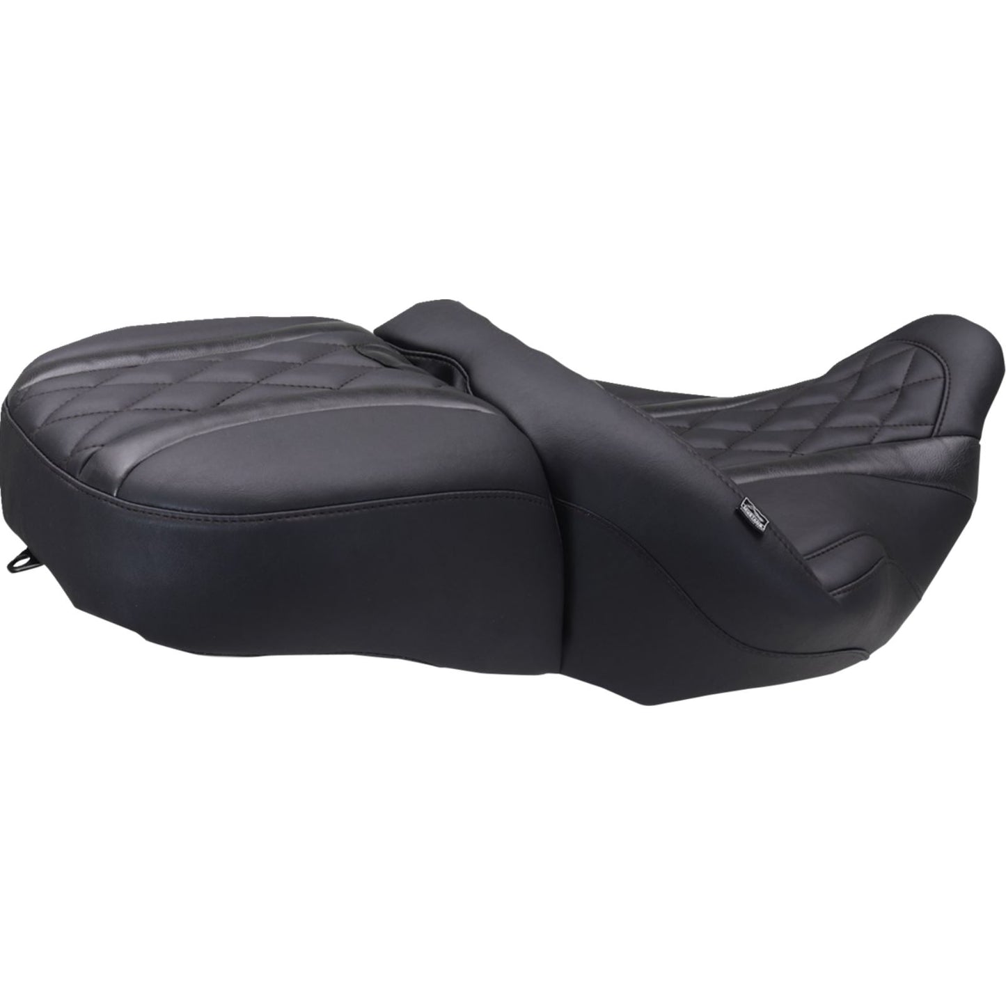 Mustang Motorcycle Products Deluxe One-Piece, 2-Up Seat - Diamond - For FLT/FLH '23-'25_1773107