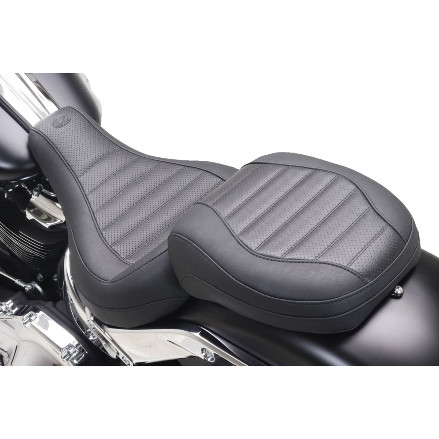 Mustang Motorcycle Products Touring Solo Seat - Tuck-n-Roll for FXBR '23-'25 [MPN: 89022]_1772841