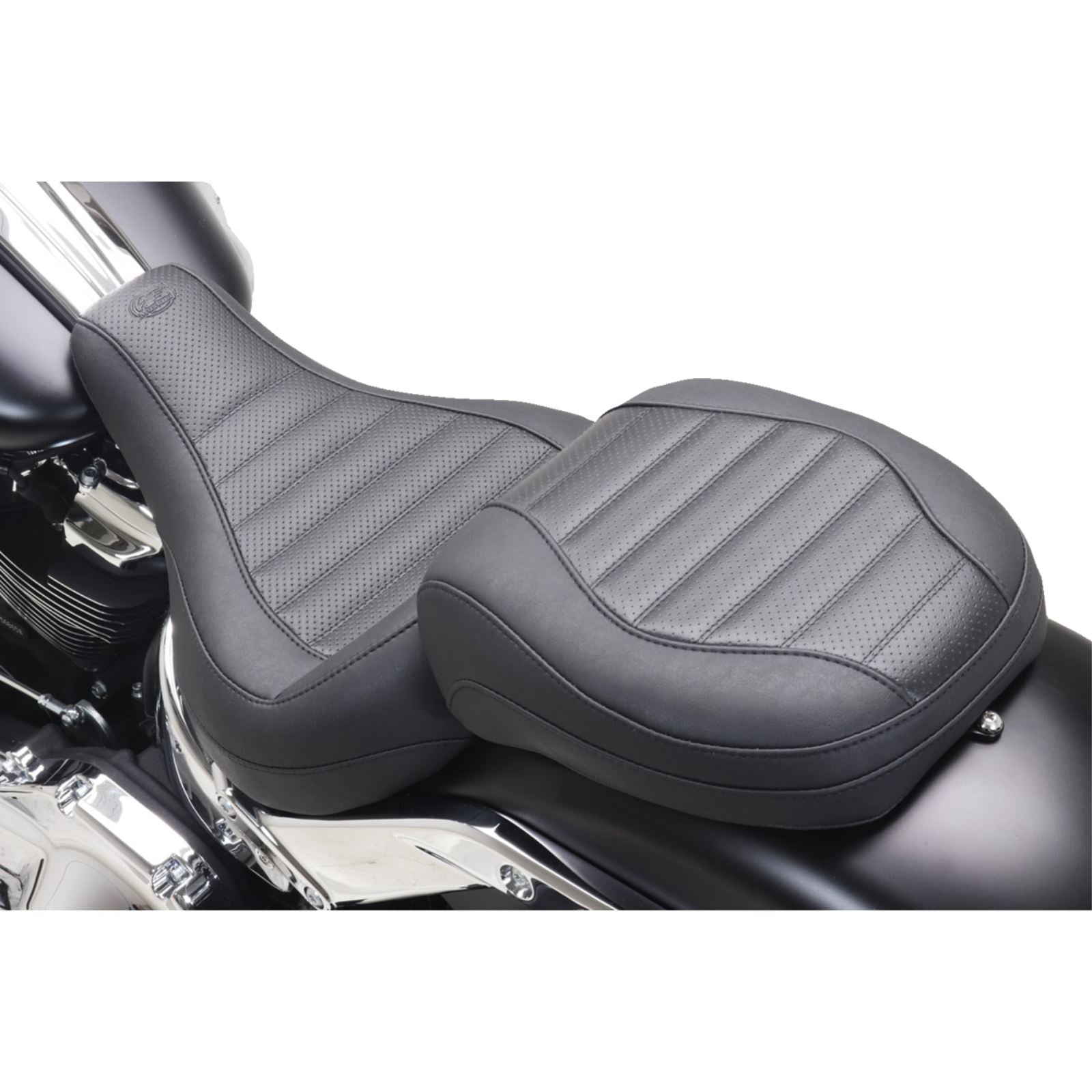 Mustang Motorcycle Products Touring Solo Seat - Tuck-n-Roll for FXBR '23-'25 [MPN: 89022]_1772841