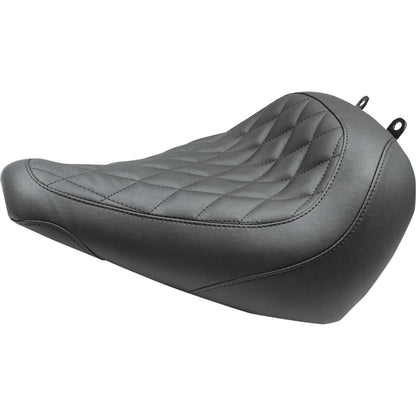Mustang Motorcycle Products Wide Tripper™ Solo Seat - Diamond - Black Stitch for FXBR '23-'25 [MPN: 85033]_1772765