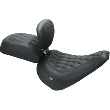 Mustang Motorcycle Products Wide Tripper™ Solo Seat - Diamond - Black Stitch for FXBR '23-'25 [MPN: 89027]_1772816