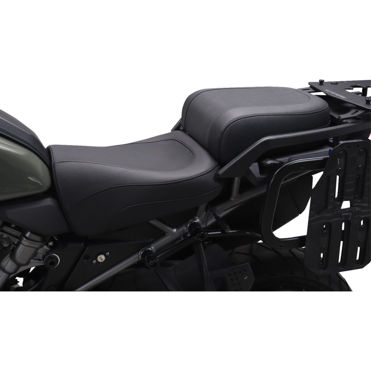 Mustang Motorcycle Products Adventure Touring Seat - Vinyl - Black for Pan America '21-'25 [MPN: 84810]_1772914