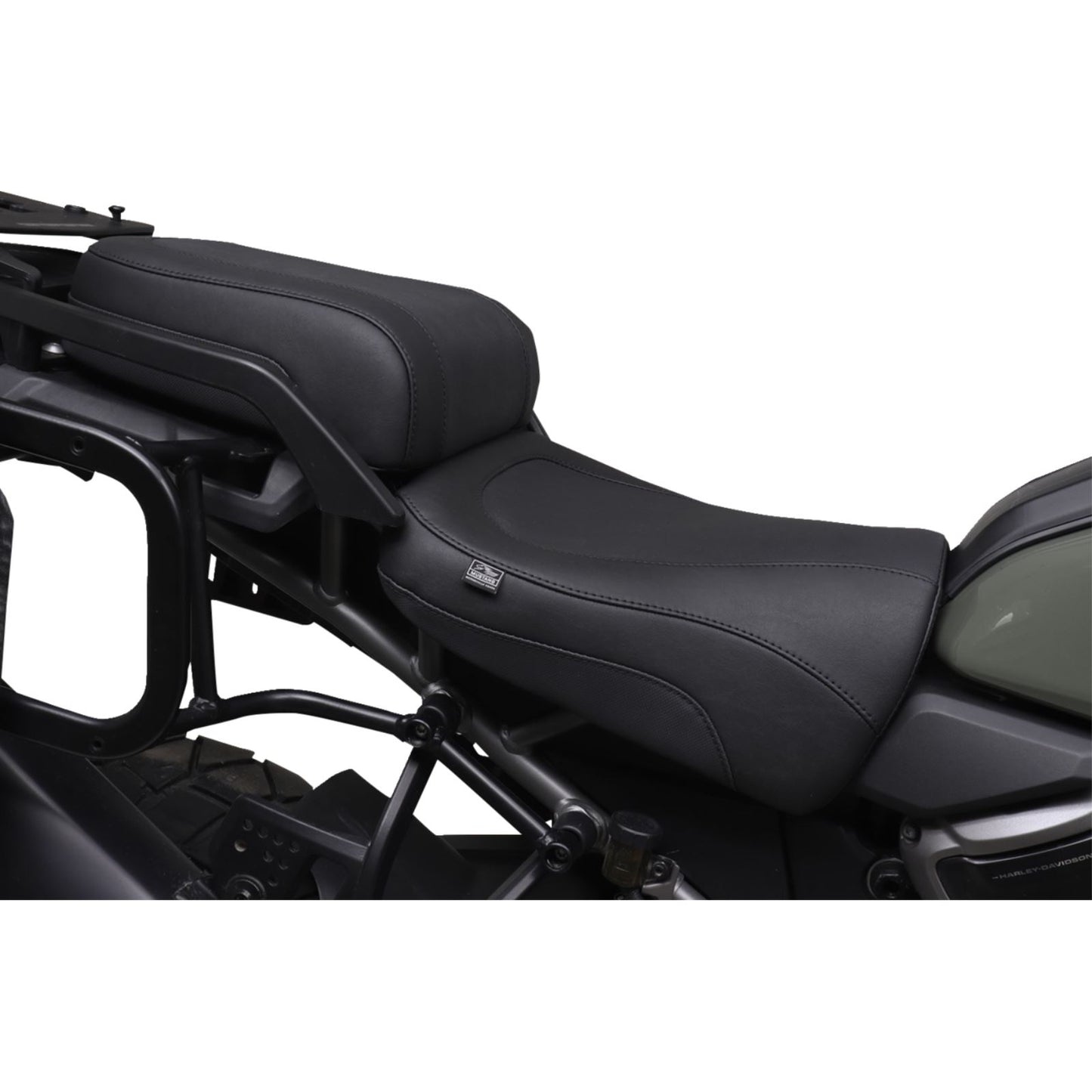 Mustang Motorcycle Products Adventure Touring Seat - Vinyl - Black for Pan America '21-'25 [MPN: 84810]_1774167