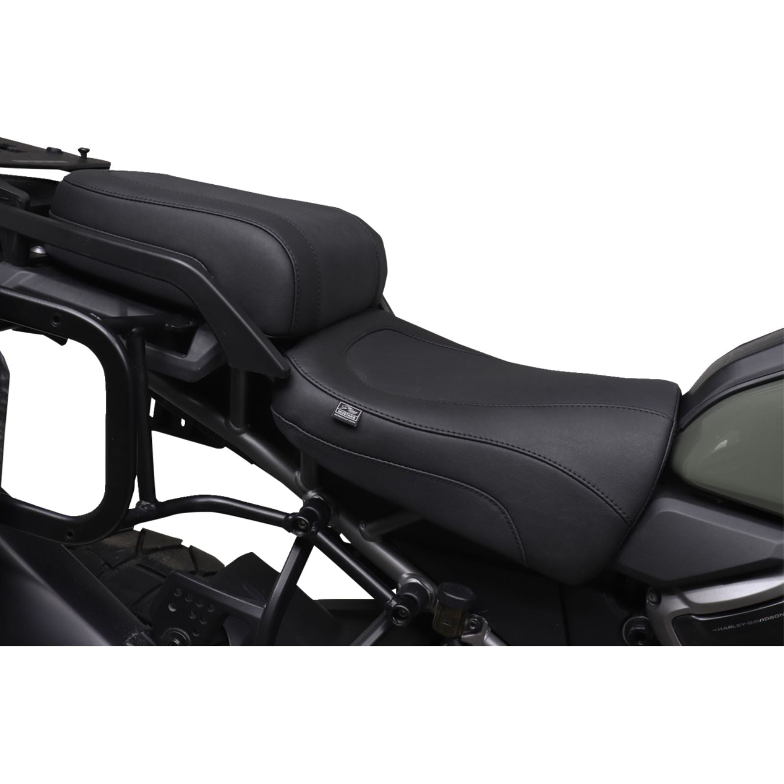 Mustang Motorcycle Products Adventure Touring Seat - Vinyl - Black for Pan America '21-'25 [MPN: 84810]_1774167