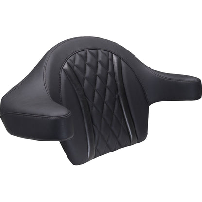 Mustang Motorcycle Products Deluxe Extended Arm Wrap-Around Backrest - Diamond_1774219