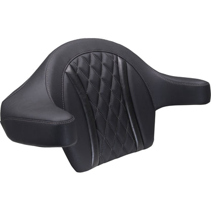 Mustang Motorcycle Products Deluxe Extended Arm Wrap-Around Backrest - Diamond_1773436