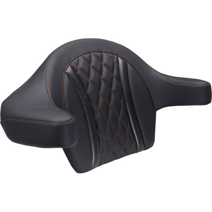 Mustang Motorcycle Products Deluxe Extended Arm Wrap-Around Backrest - Diamond_1772867