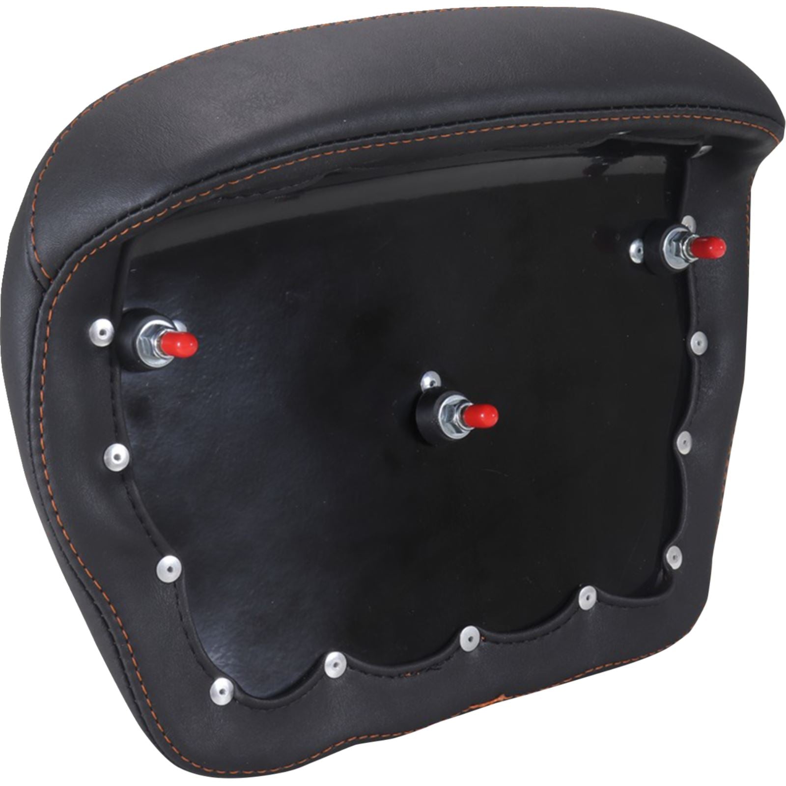 Mustang Motorcycle Products Chopped Tour-Pak® Pad - Mandarin Orange Stitching for FLH/FLT '23-'25 [MPN: 88440MO]_1772898