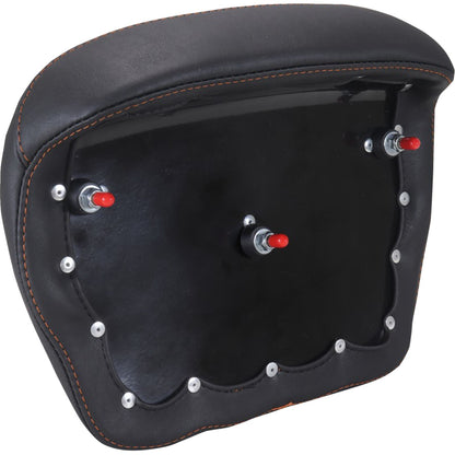 Mustang Motorcycle Products Chopped Tour-Pak® Pad - Mandarin Orange Stitching for FLH/FLT '23-'25 [MPN: 88440MO]_1772898