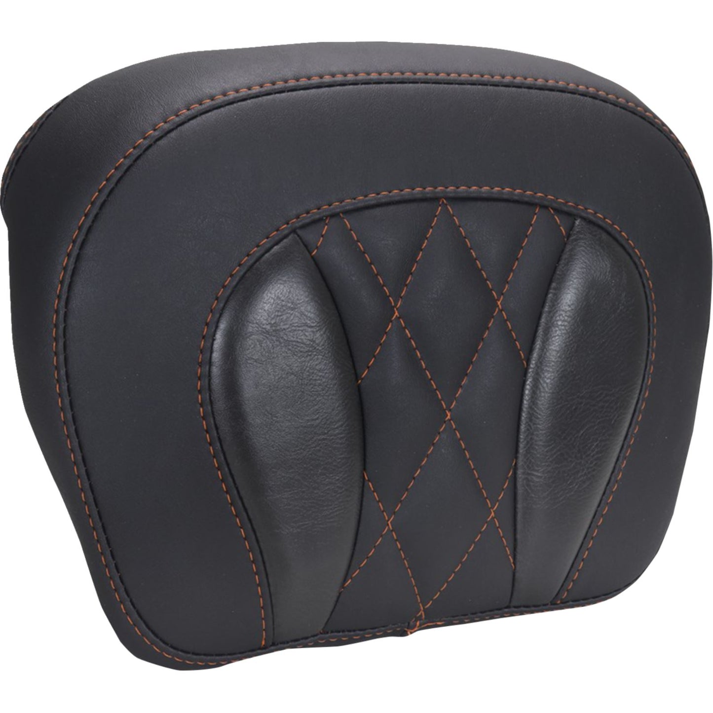 Mustang Motorcycle Products Chopped Tour-Pak® Pad - Mandarin Orange Stitching for FLH/FLT '23-'25 [MPN: 88440MO]_1774101
