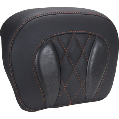 Mustang Motorcycle Products Chopped Tour-Pak® Pad - Mandarin Orange Stitching for FLH/FLT '23-'25 [MPN: 88440MO]_1774101