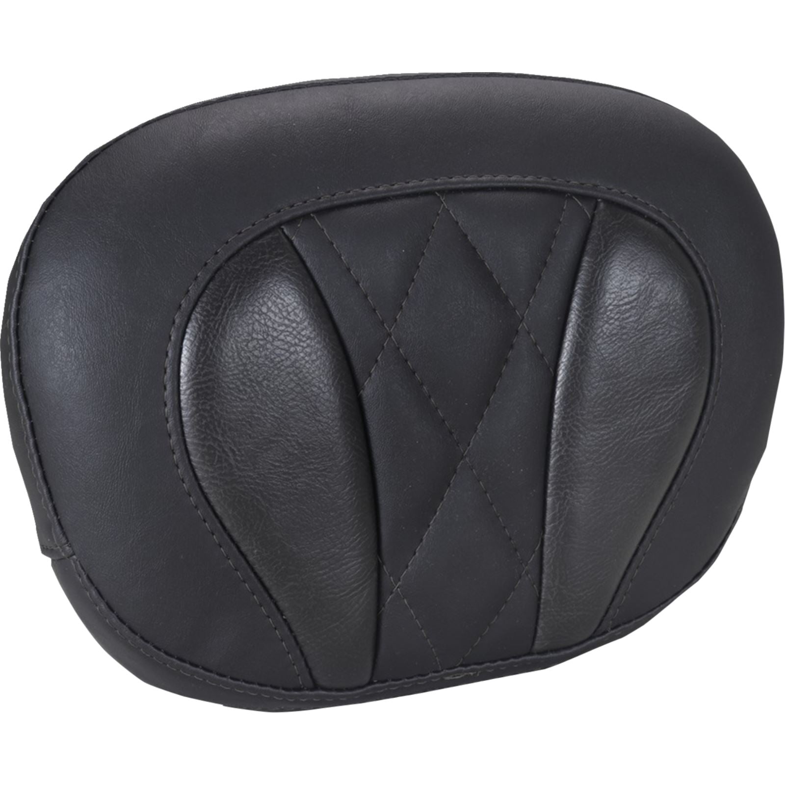 Mustang Motorcycle Products Deluxe Sissy Bar Pad - Diamond - Black Stitch for FLT/FLH '23-'25 [MPN: 88450]_1774235
