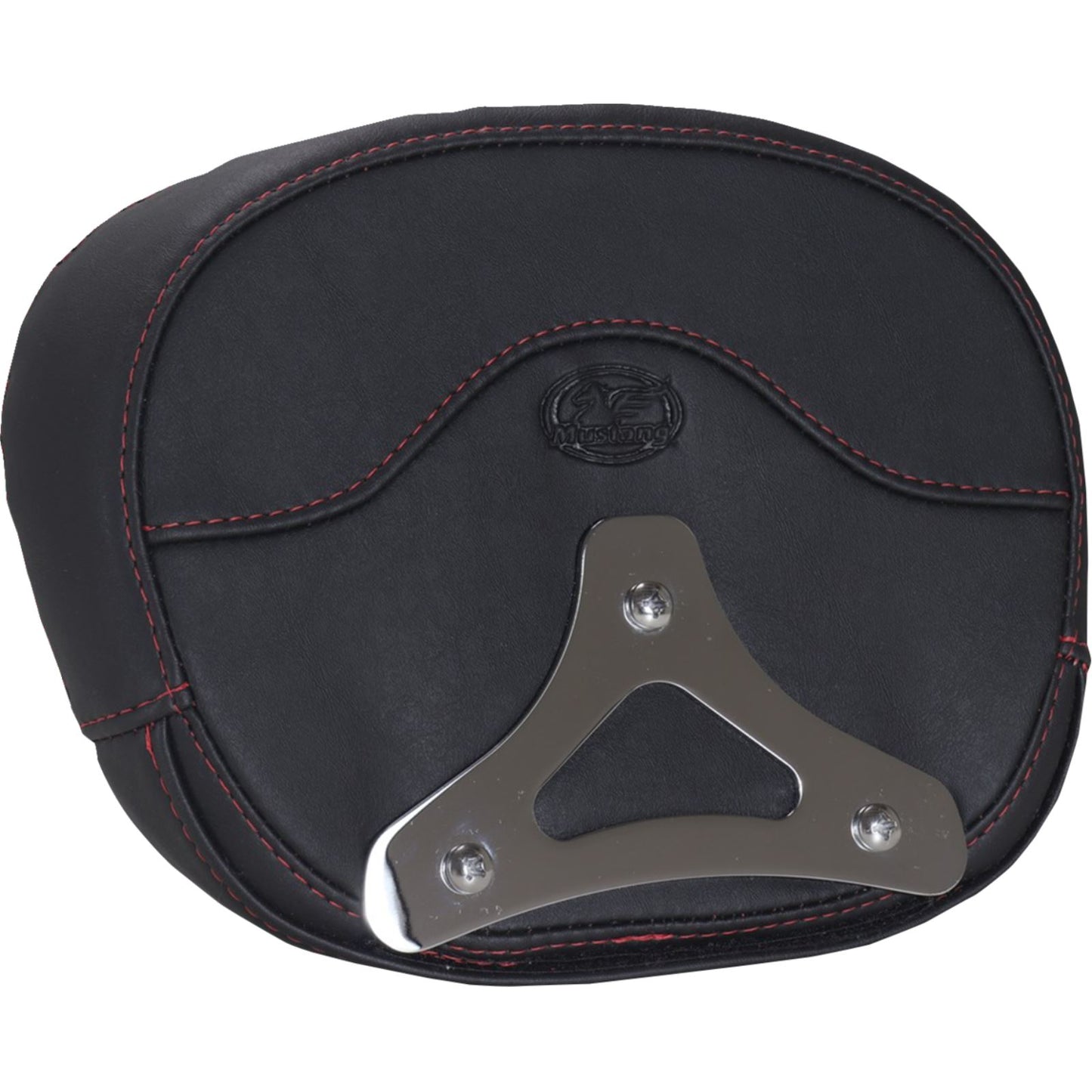 Mustang Motorcycle Products Deluxe Sissy Bar Pad - Diamond - Dark Cherry Stitch for FLT/FLH '23-'25 [MPN: 88450DC]_1772873