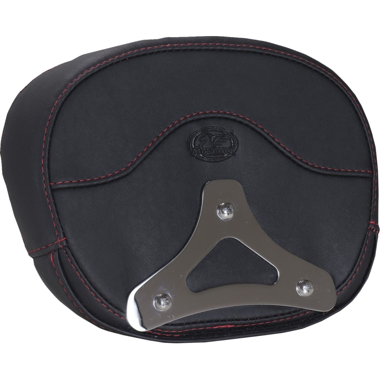Mustang Motorcycle Products Deluxe Sissy Bar Pad - Diamond - Dark Cherry Stitch for FLT/FLH '23-'25 [MPN: 88450DC]_1772873