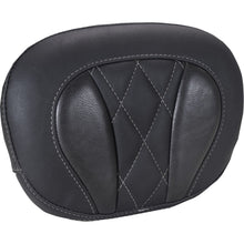 Mustang Motorcycle Products Deluxe Sissy Bar Pad - Diamond - Gunmetal Stitch for FLT/FLH '23-'25 [MPN: 88450GM]_1772947