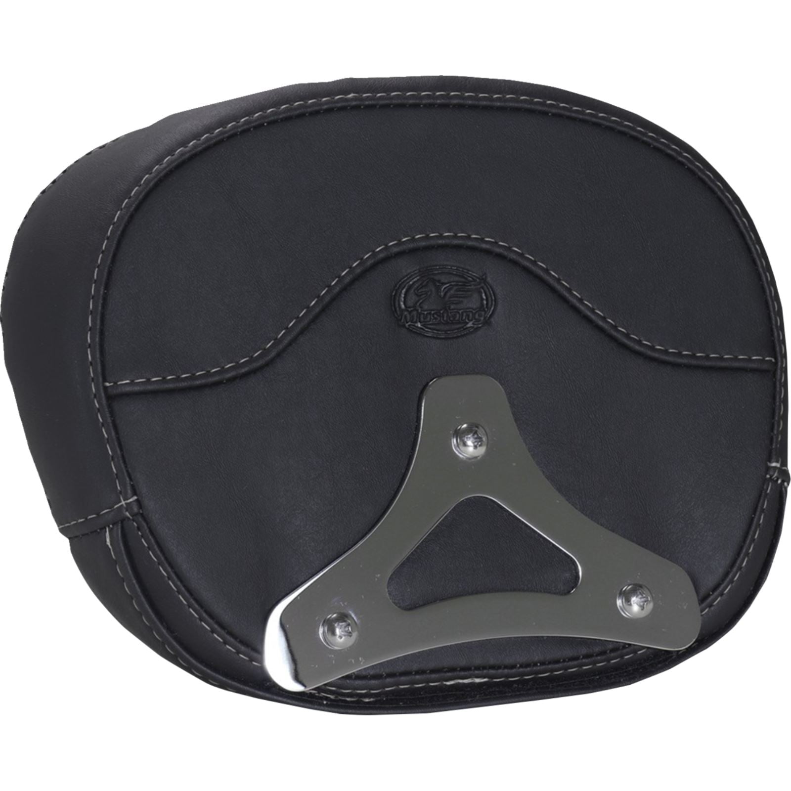 Mustang Motorcycle Products Deluxe Sissy Bar Pad - Diamond - Gunmetal Stitch for FLT/FLH '23-'25 [MPN: 88450GM]_1772875