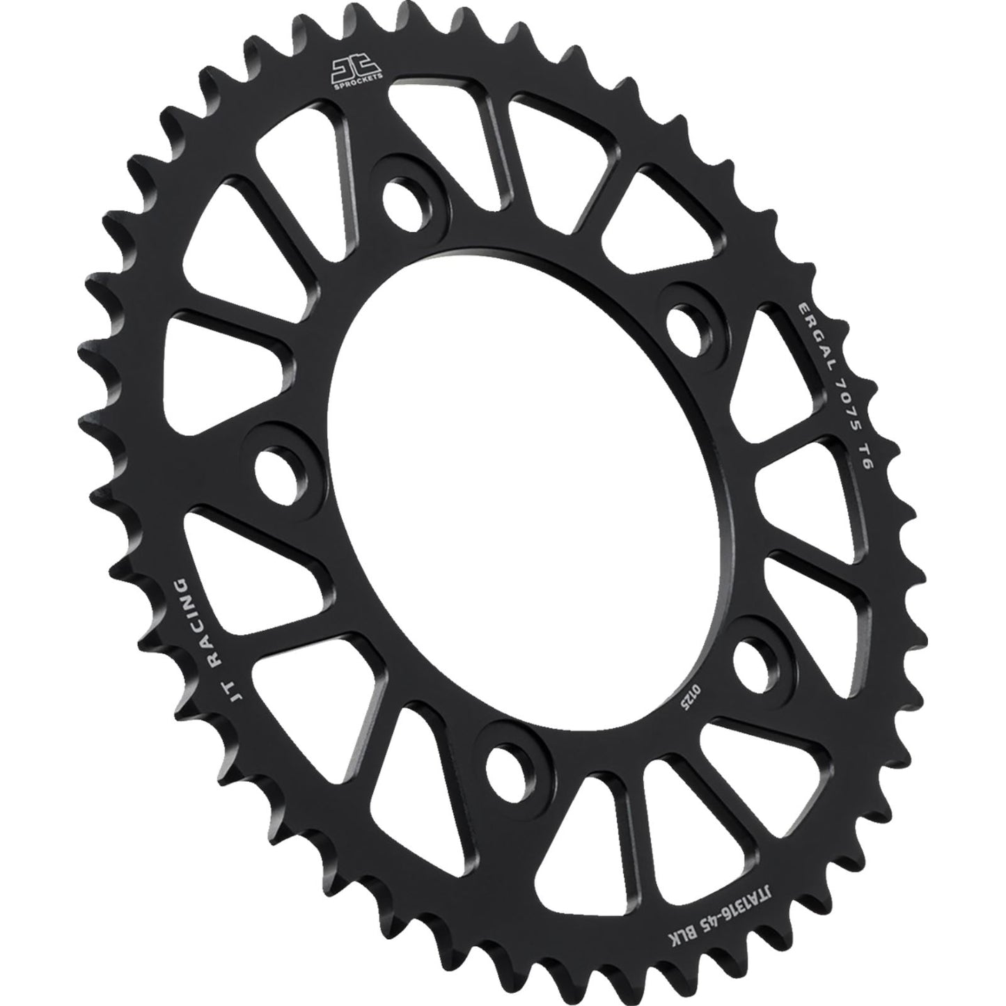 JT Sprockets Rear Sprocket - Aluminum - 45 Tooth - Black - For Honda JTA1316.45BLK_1773945