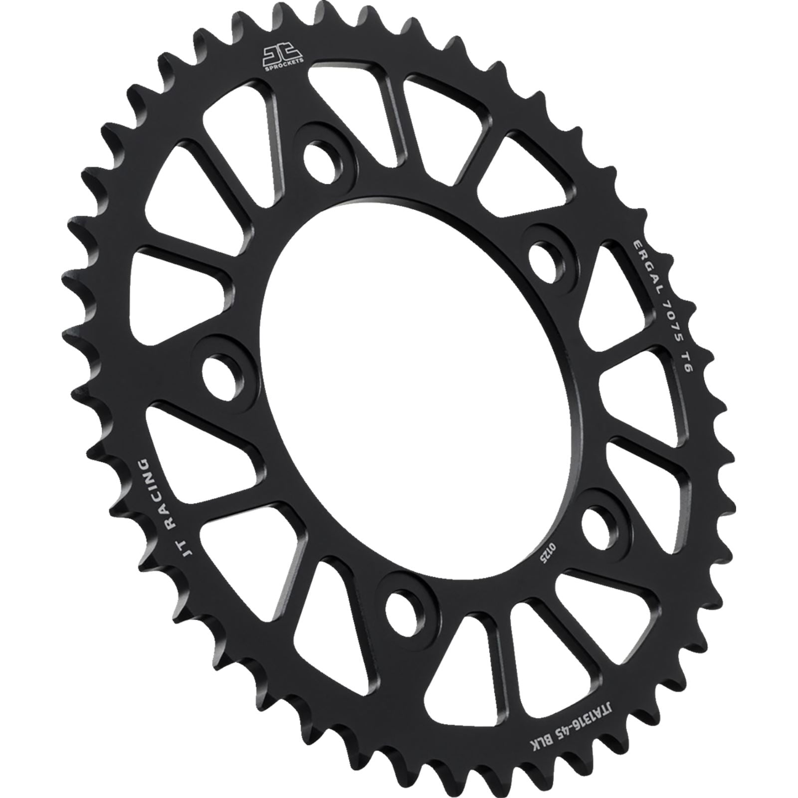 JT Sprockets Rear Sprocket - Aluminum - 45 Tooth - Black - For Honda JTA1316.45BLK_1773945