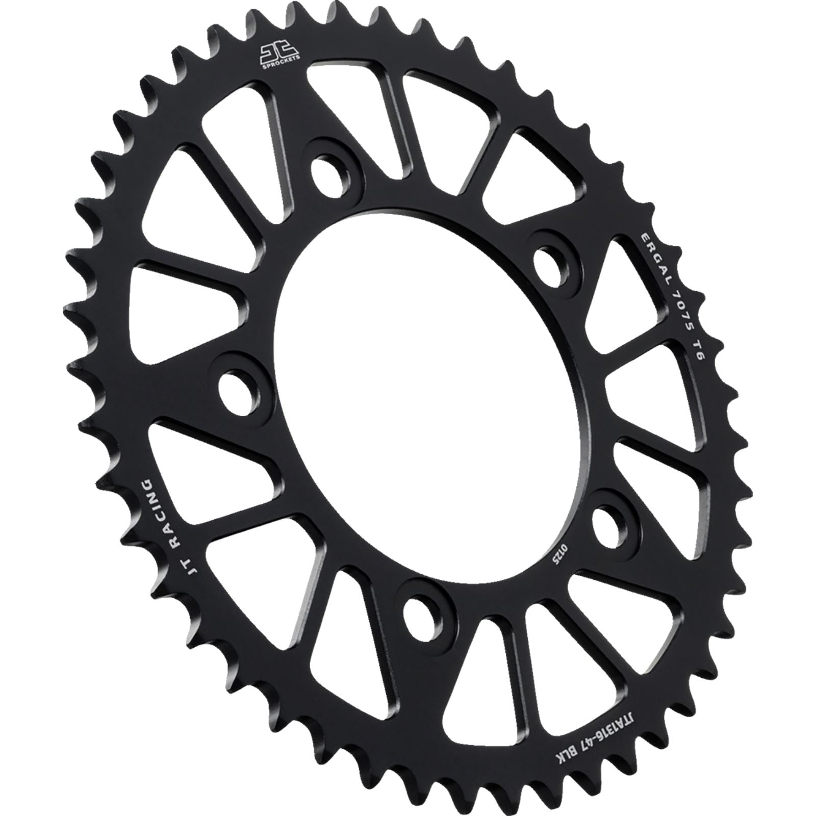 JT Sprockets Rear Sprocket - Aluminum - 47 Tooth - Black - For Honda JTA1316.47BLK_1773287