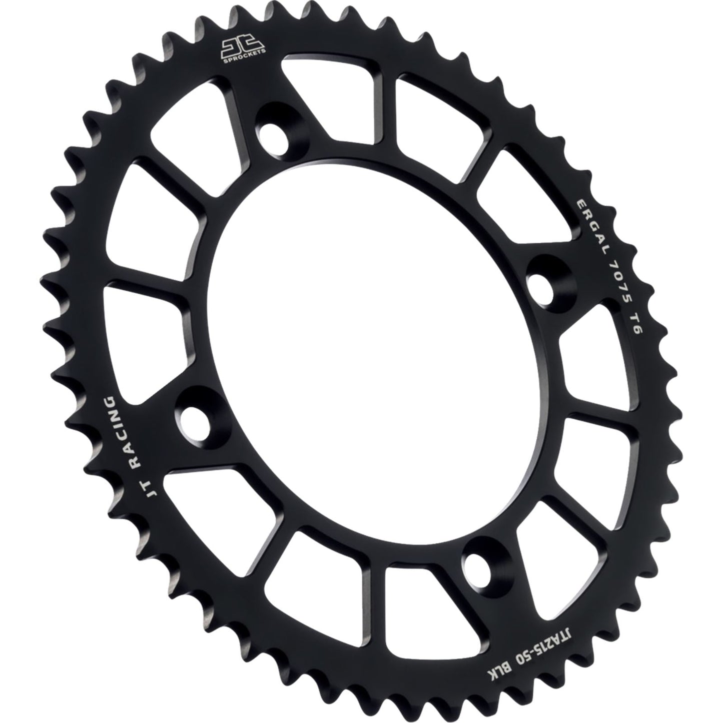 JT Sprockets Rear Sprocket - Aluminum - 51 Tooth - Black for Honda [MPN: JTA215.51BLK]_1773377