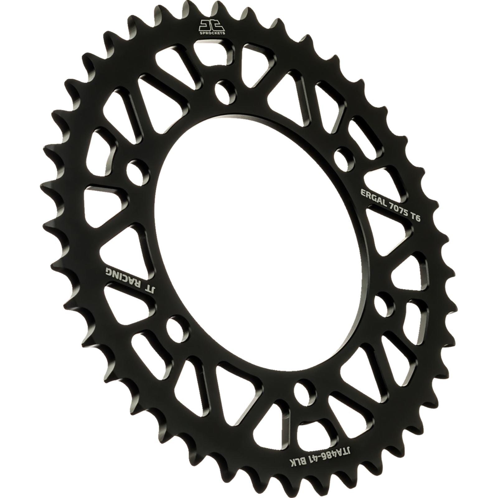 JT Sprockets Rear Sprocket - Aluminum - 41 Tooth - Black for Kawasaki [MPN: JTA486.41BLK]_1773359