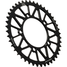 JT Sprockets Rear Sprocket - Aluminum - 44 Tooth - Black for Aprilia [MPN: JTA703.44BLK]_1773391