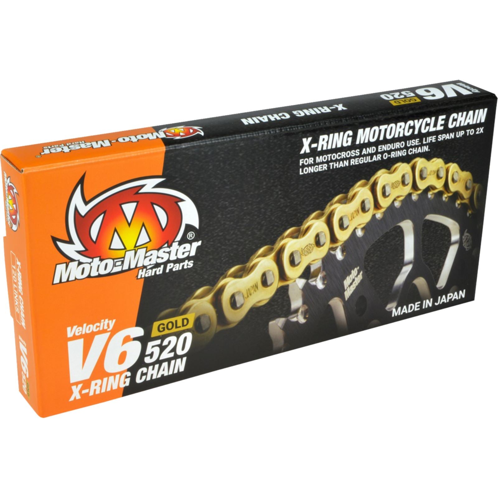 Moto-Master V6 520 - Drive Chain - 120 Links - Gold [MPN: 652003]_1773433