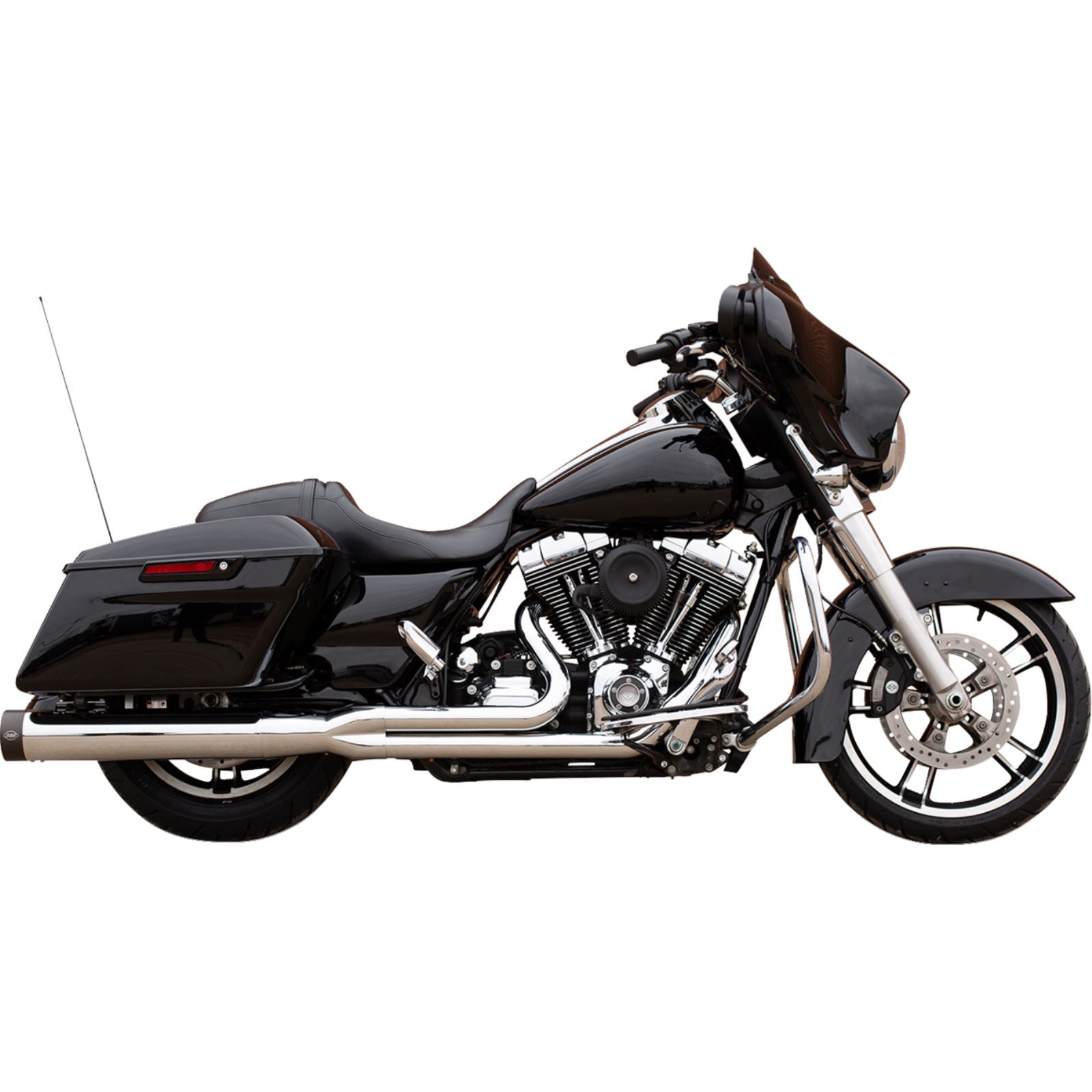 S&S Cycle 2-into-1 Sidewinder Exhaust System 50 State Chrome for Touring '07-'16 [MPN: 550-0771]_1773574