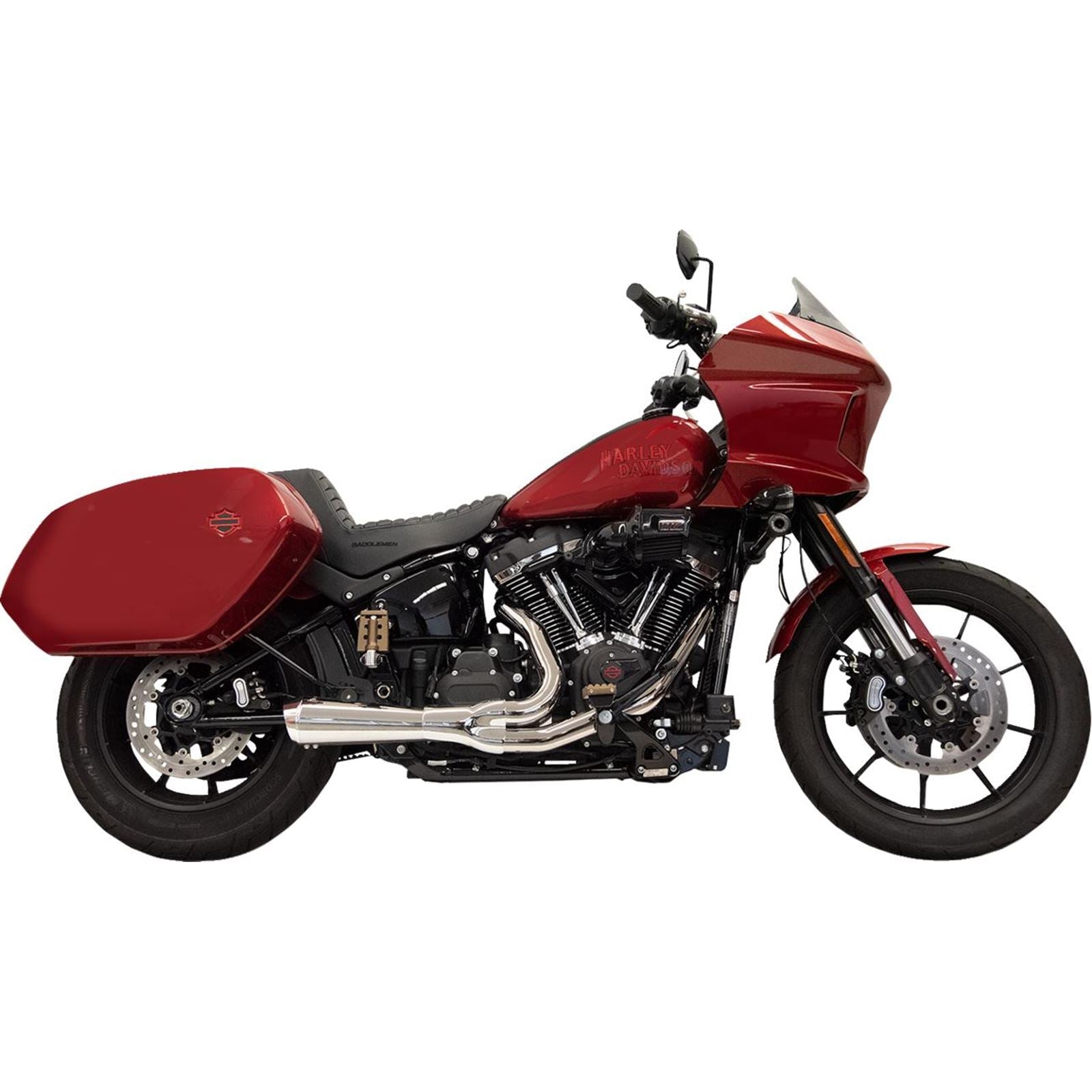Bassani Manufacturing 2-into-1 Ripper Exhaust System - Short - Chrome for M8 Softail [MPN: 1S79]_1789678