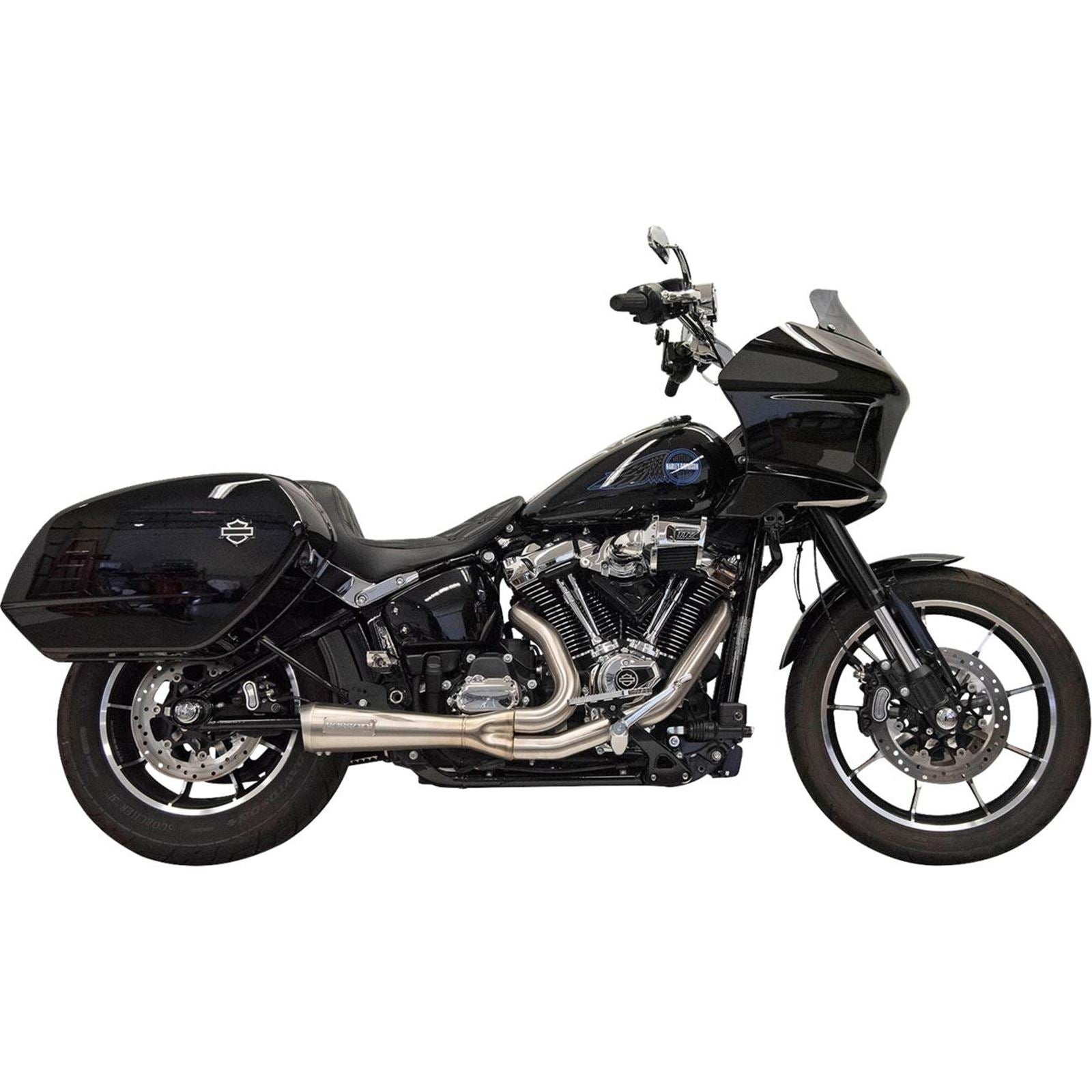 Bassani Manufacturing 2-into-1 Ripper Exhaust System - Short - Stainless for M8 Softail [MPN: 1S79SS]_1776362