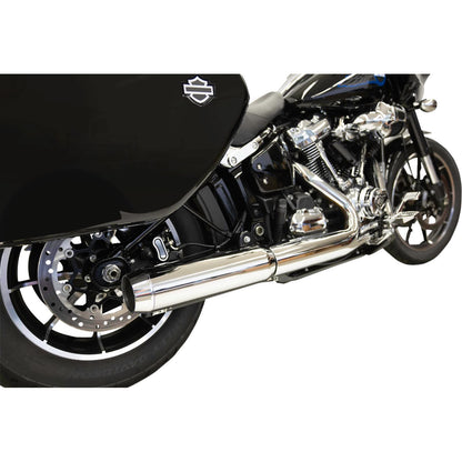 Bassani Manufacturing 4" Slip-On Muffler with 2-1/2" x 10" Baffle Core - Chrome - 49-State [MPN: 1S38FP]_1774222