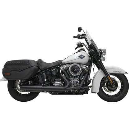 Bassani Manufacturing 4" Slip-On Muffler with 2-1/2" x 10" Baffle Core - Black - 49-State [MPN: 1S38FB]_1773646