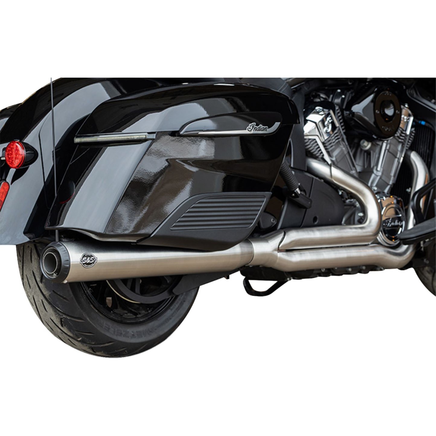 S&S Cycle 2-into-1 Qualifier Exhaust System - 49 State for Indian with PowerPlus [MPN: 550-1132]_1773720