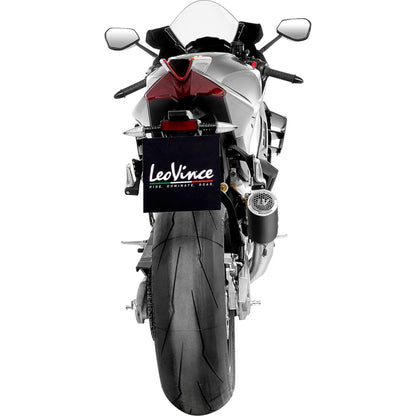 LeoVince LV Corsa S Black Edition Slip-On Muffler for Aprilia RSV4 Tuono V4 [MPN: 15401SBU]_1773556