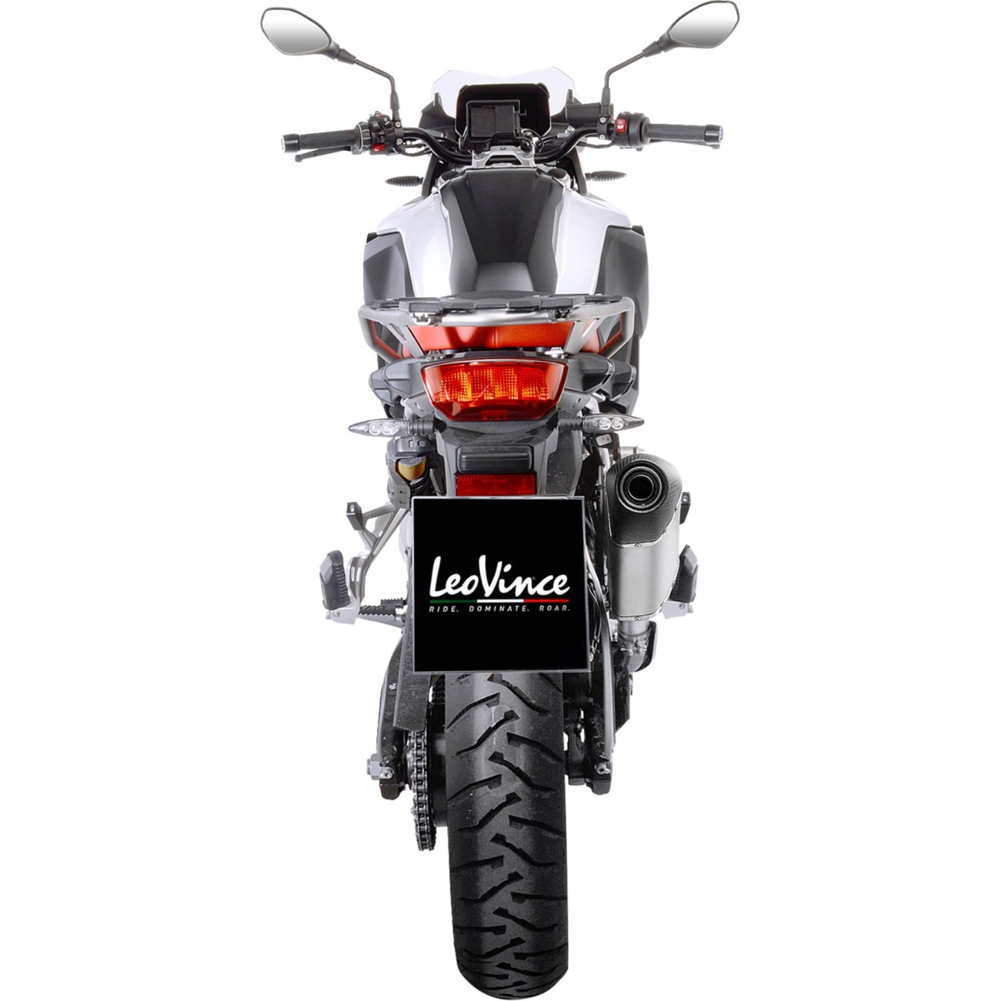 LeoVince LV-14 Black Edition Slip-On Muffler for BMW F 750/900 GS [MPN: 15610BU]_1773564
