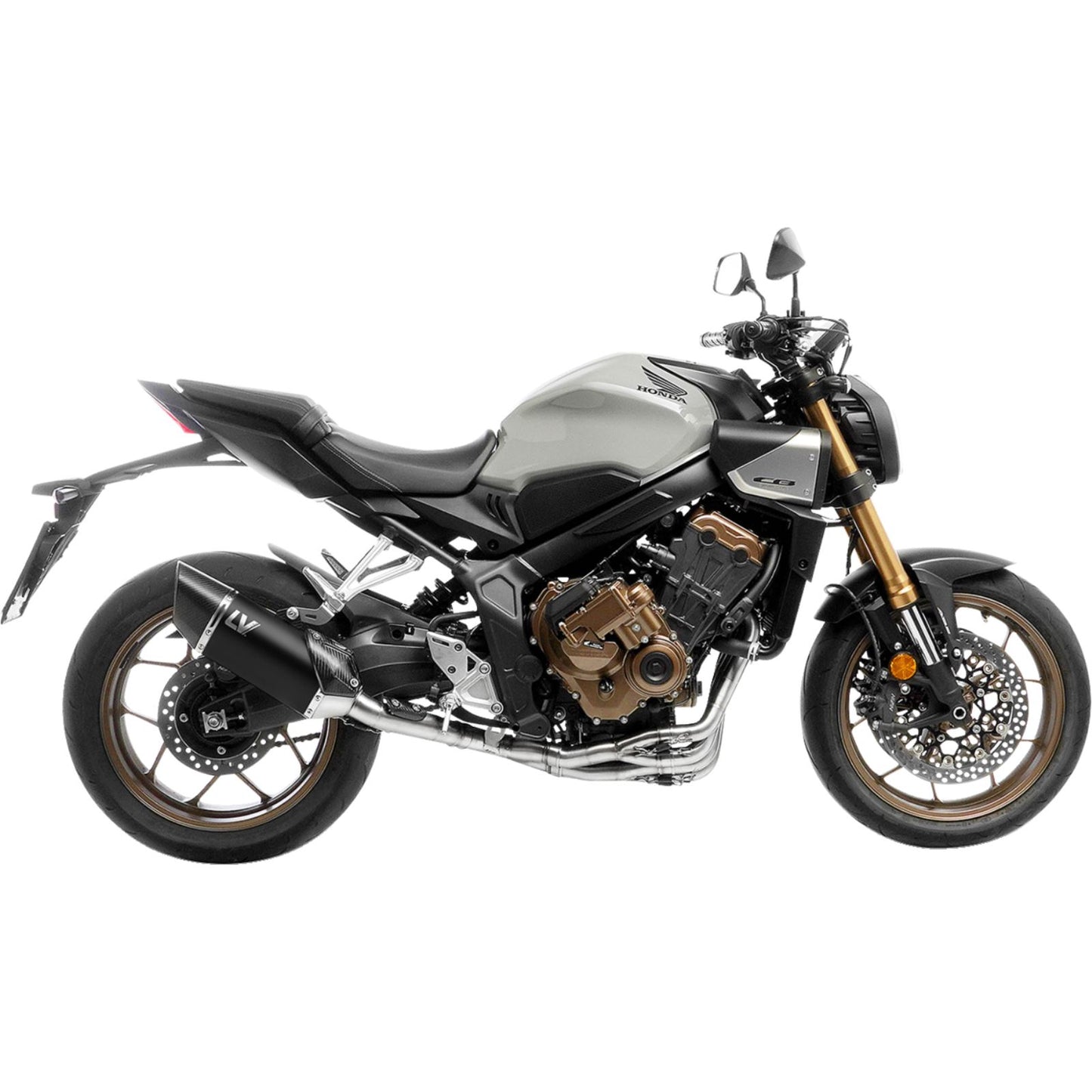 LeoVince LV-14 R Exhaust System - Black Edition for Honda CB/CBR 650 [MPN: 15611BU]_1773621