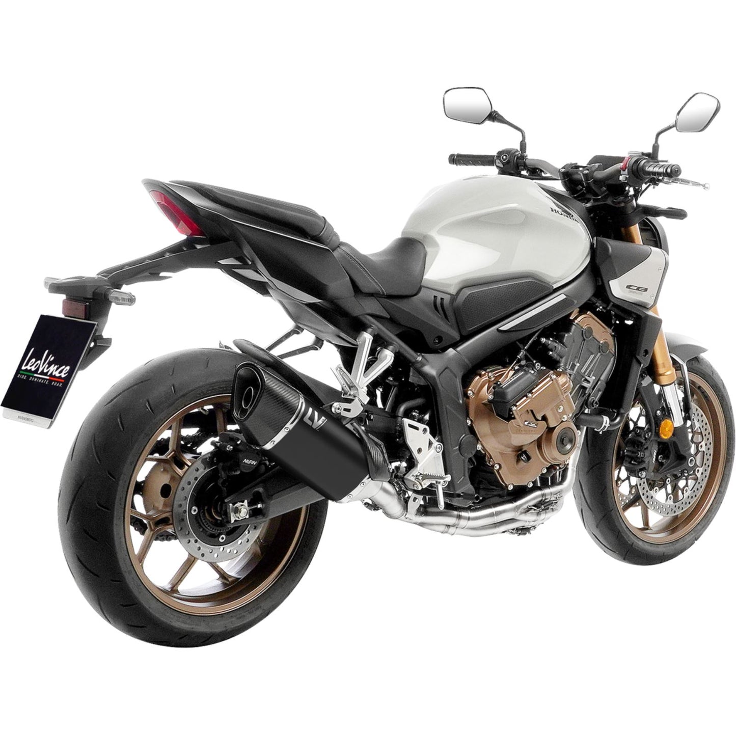 LeoVince LV-14 R Exhaust System - Black Edition for Honda CB/CBR 650 [MPN: 15611BU]_1773708