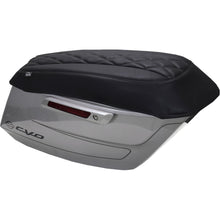 Mustang Motorcycle Products Deluxe Diamond Saddlebag Lid Cover Black w/ Black Stitch - FLH/FLT '23-'25 [MPN: 88470]_1775186
