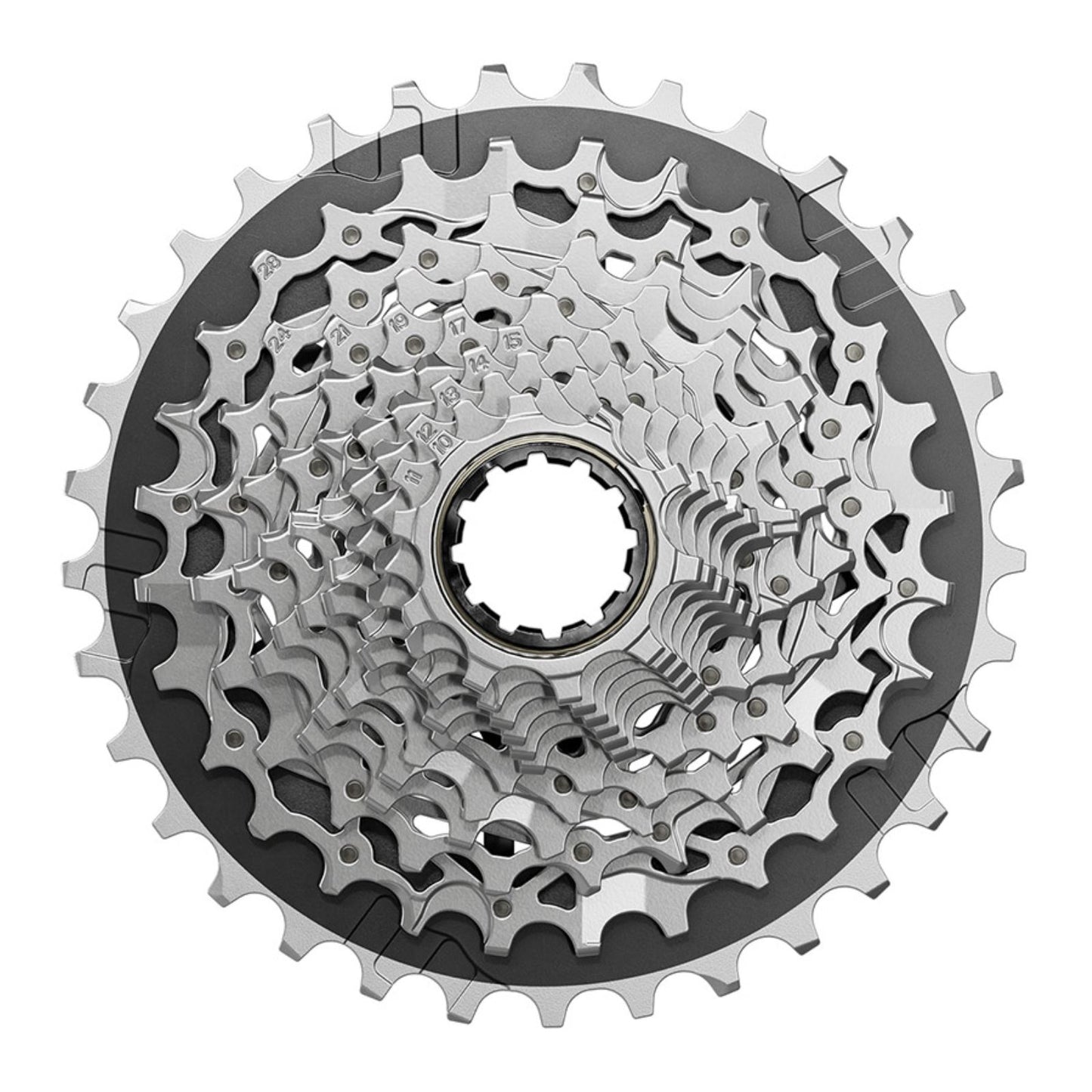 SRAM Force XG-1270 Cassette - 12-Speed, 10-33T - Silver [MPN: 00.2418.159.002]_1775392