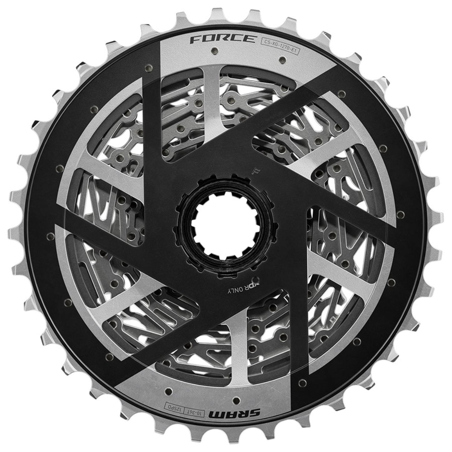 SRAM Force XG-1270 Cassette - 12-Speed, 10-36T - Silver [MPN: 00.2418.159.003]_1775391