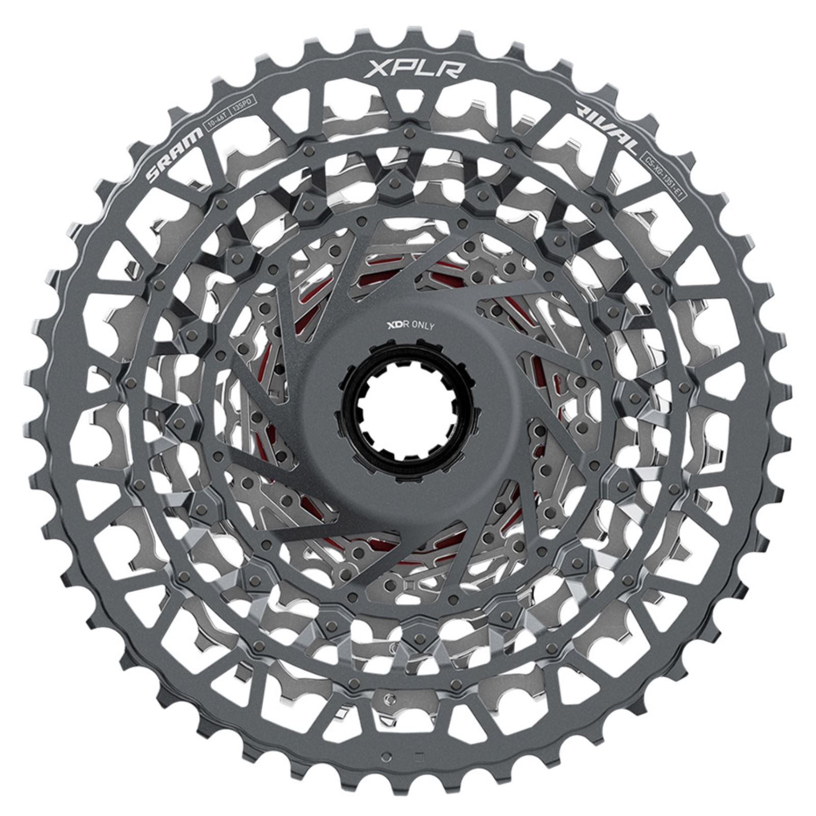 SRAM Rival XPLR XG-1351 Cassette - 13-Speed, 10-46T - Silver [MPN: 00.2418.157.000]_1775386