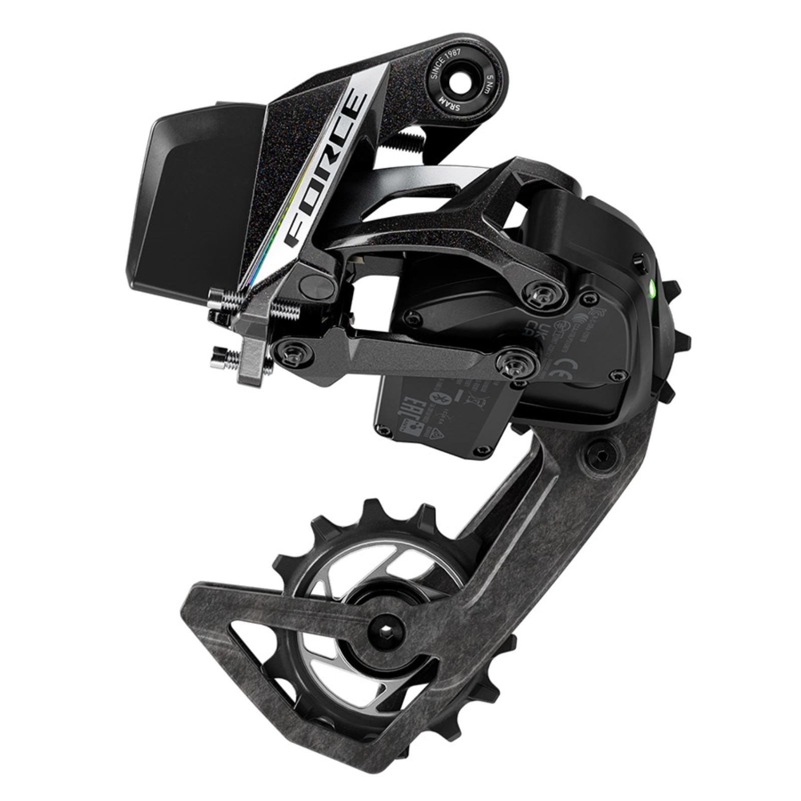 SRAM Force AXS Rear Derailleur - 12-Speed, 36T, Carbon Cage - Black [MPN: 00.7518.195.000]_1775399