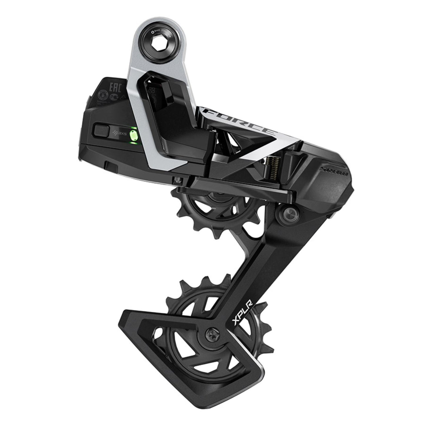 SRAM Force XPLR AXS Rear Derailleur -For Force XPLR 1x - Black/Silver [MPN: 00.7518.193.000]_1775424