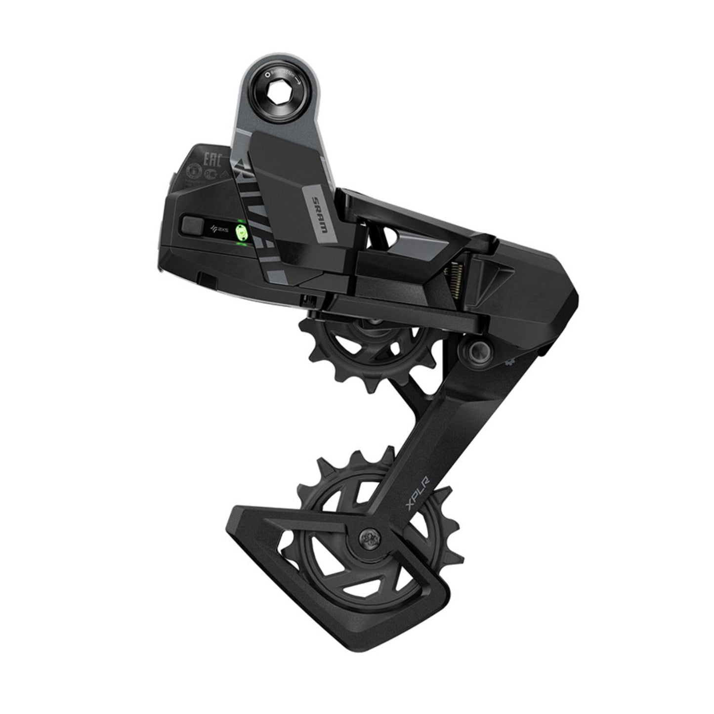 SRAM Rival XPLR AXS Rear Derailleur - For Rival XPLR 1x -Black/Silver [MPN: 00.7518.194.000]_1775423