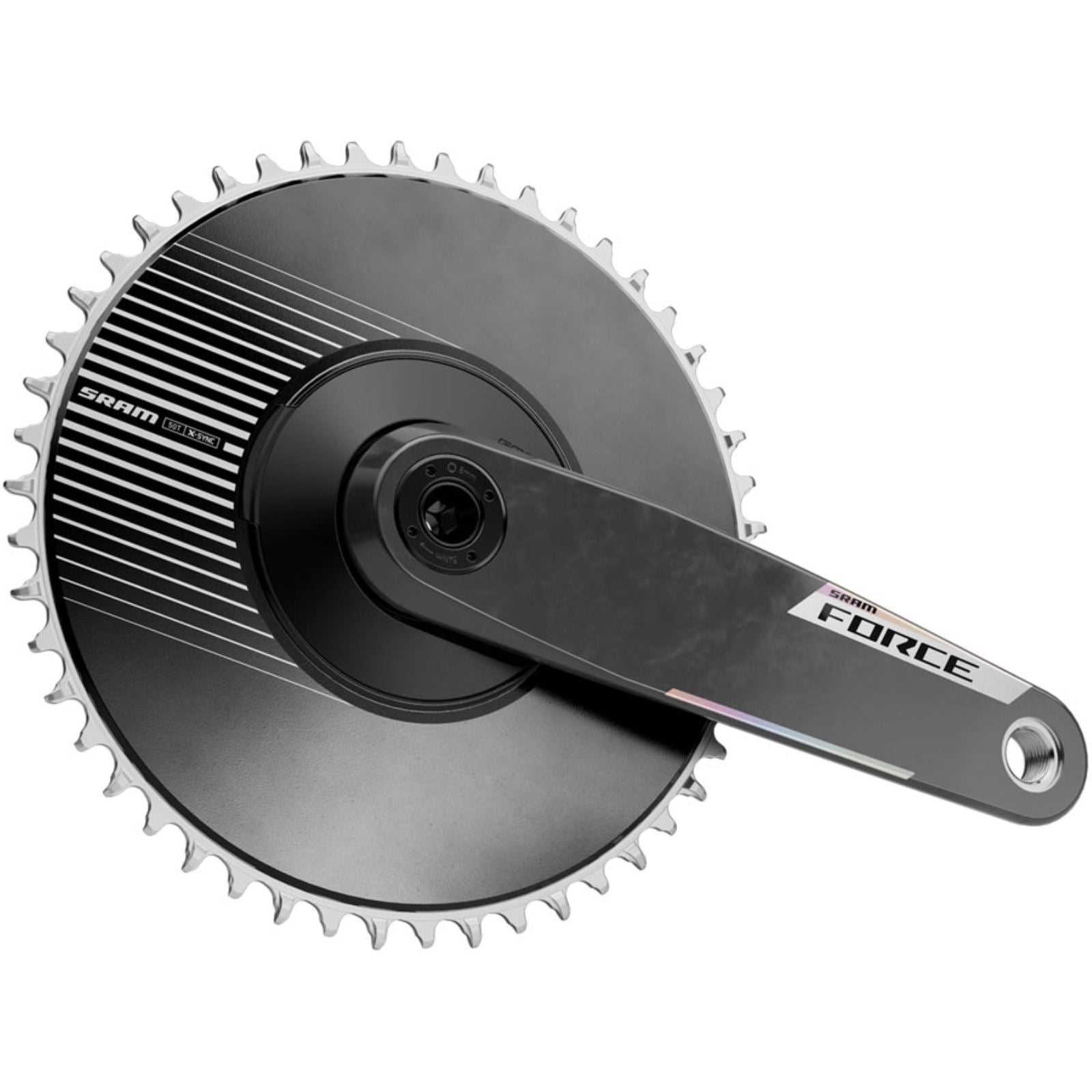 SRAM Force 1x Aero E1 Crankset Speed: 12/13 Spindle: 28.99mm, Black [MPN: 00.6118.740.001]_1950615