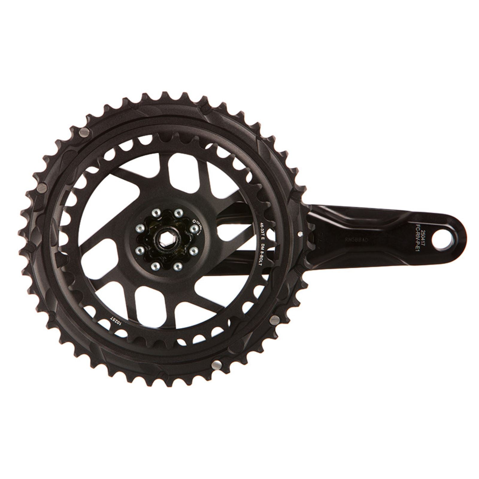 SRAM Rival 2x Powermeter E1 Crankset  46/33  DUB  160mm  Black [MPN: 00.6118.745.012]_1775592