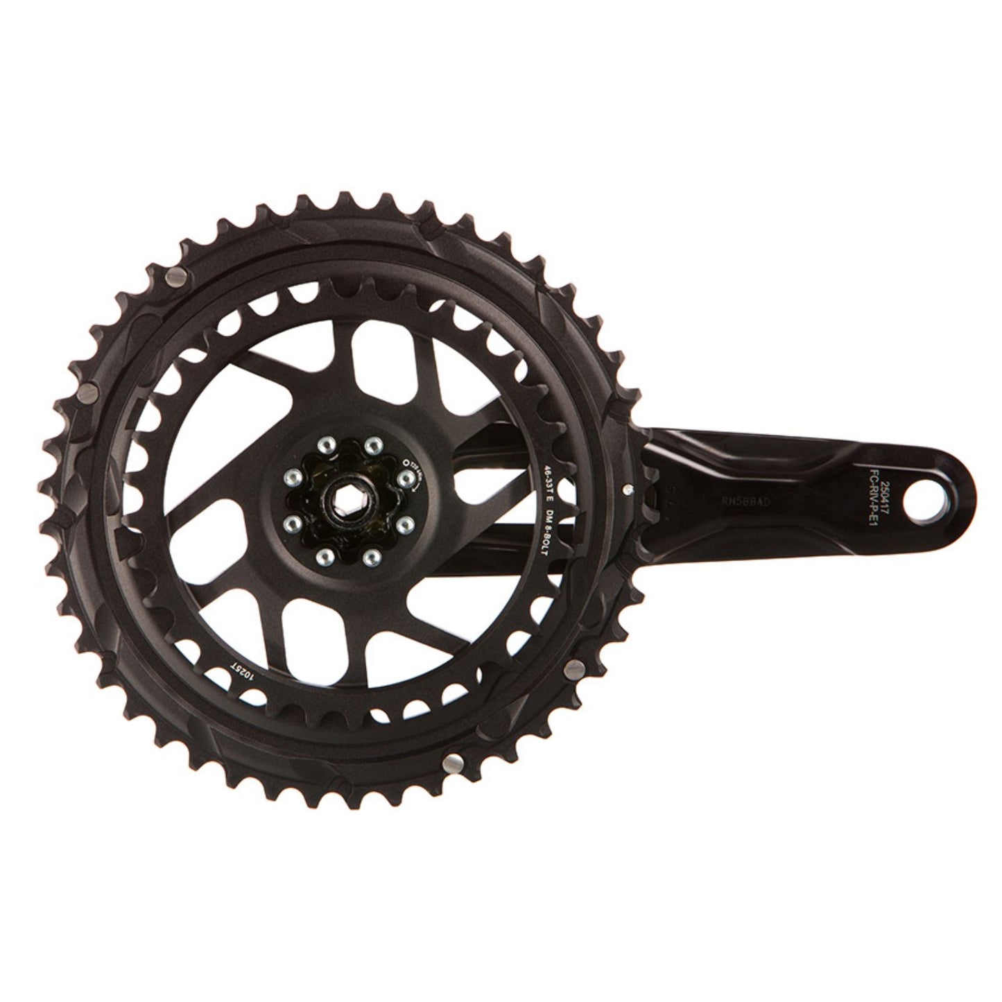 SRAM Rival 2x Powermeter E1 Crankset  46/33  DUB  165mm  Black [MPN: 00.6118.745.013]_1775559